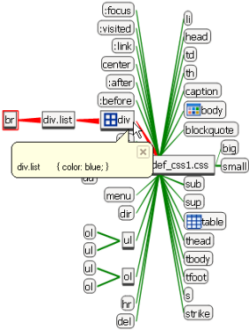  HTML-Kit CSS Info View in HTML-Kit Tools for Windows 