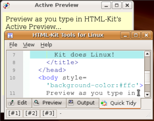  HTML-Kit Tools for Linux on Ubuntu 