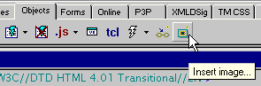  Insert Image TagsWizard on the Objects tab 