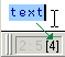  Selected text size 