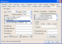  HTML Tidy settings 