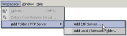  Add FTP server 