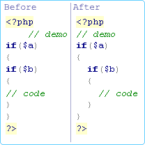 keIndentPHPCode