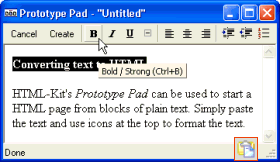 Paste and format text